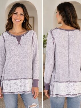 ✨ We The Free by Free People Waffle Knit Thermal Top ✨